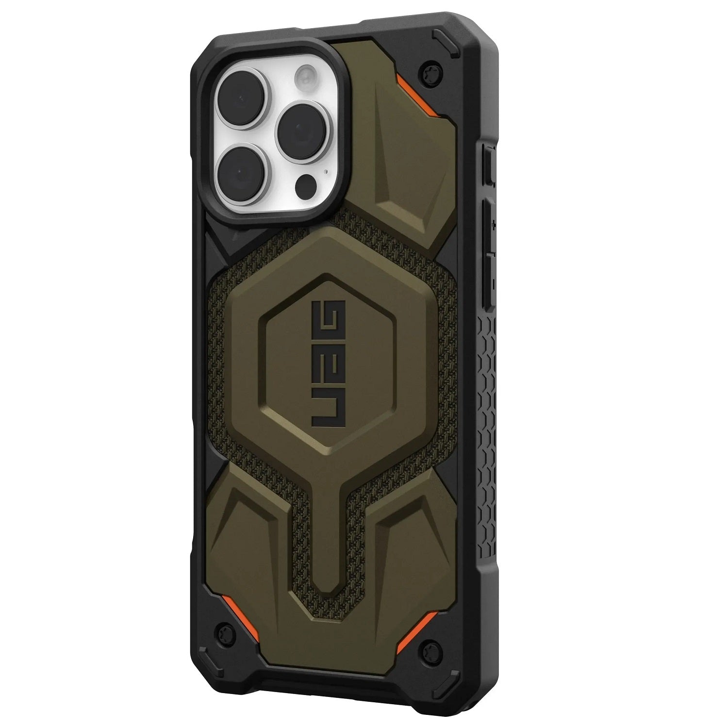 iPhone 16 Pro Max Back Cover Monarch Pro Kevlar Ruged Armor Case with MagSafe - Gold